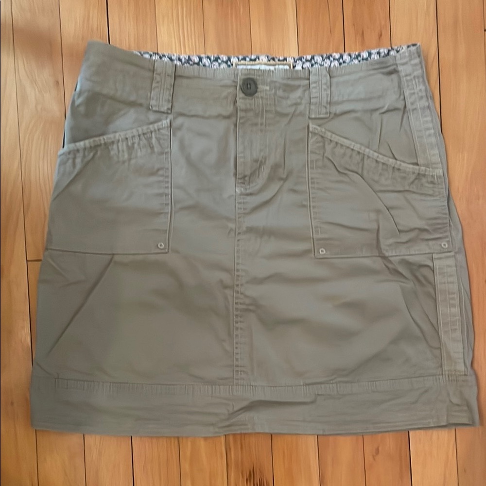Aventura Tan Mini Cargo Skirt Casual
